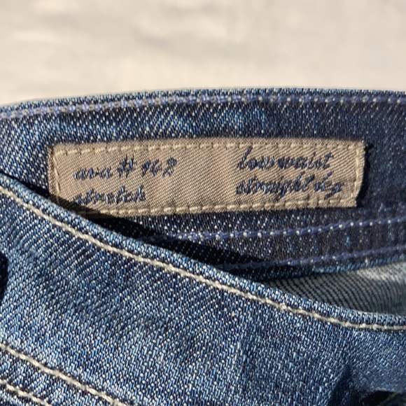 HP 🌸Citizen Of Humanity Ava low rise straight jeans 27 leg 33” - Picture 16 of 16